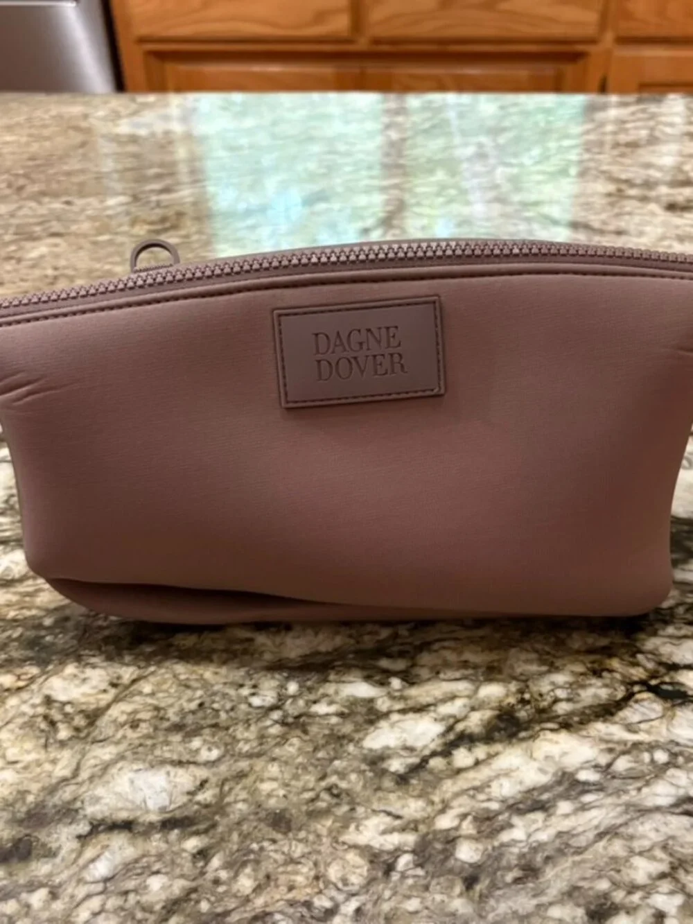 Dagne Dover Hunter Large Travel Toiletry Bag in Dune